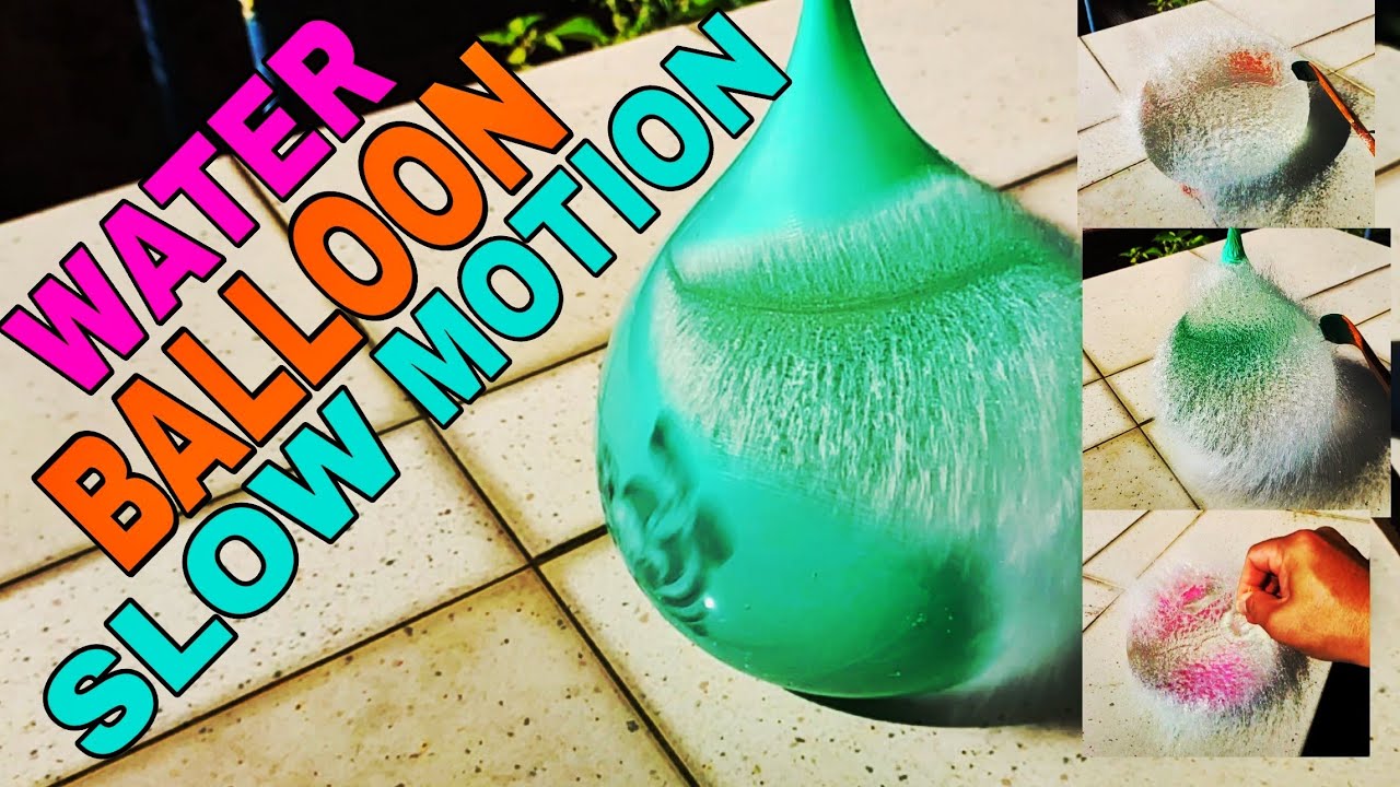 AMAZING! Popping Water Balloons in Slow Motion! YouTube