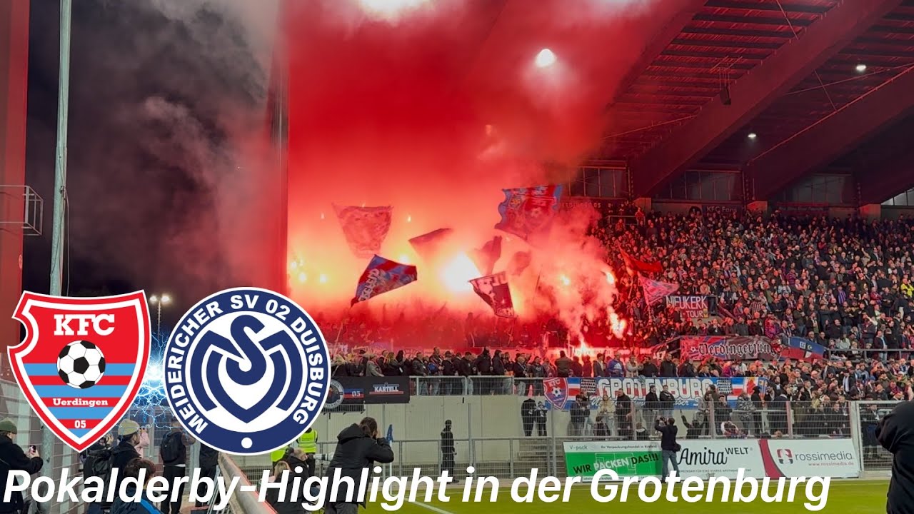 KFC Uerdingen - MSV Duisburg | Pyroshow, Stromausfall & Mega Stimmung beim Derby in der Grotenburg