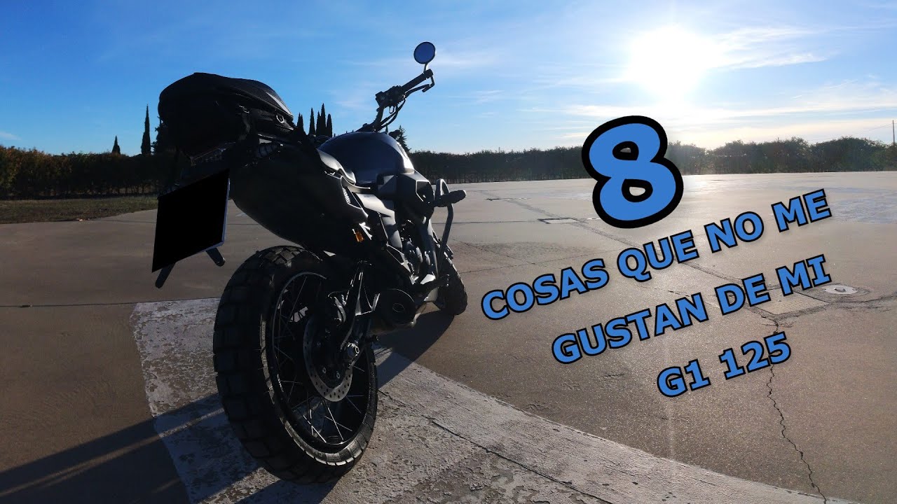 COSAS QUE NO ME GUSTAN DE MI ZONTES G1 125 - YouTube
