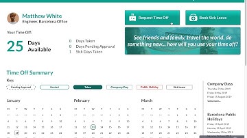 Time Off Management Web App