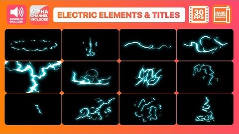 Flash FX Electric Elements And Titles After Effects Templates