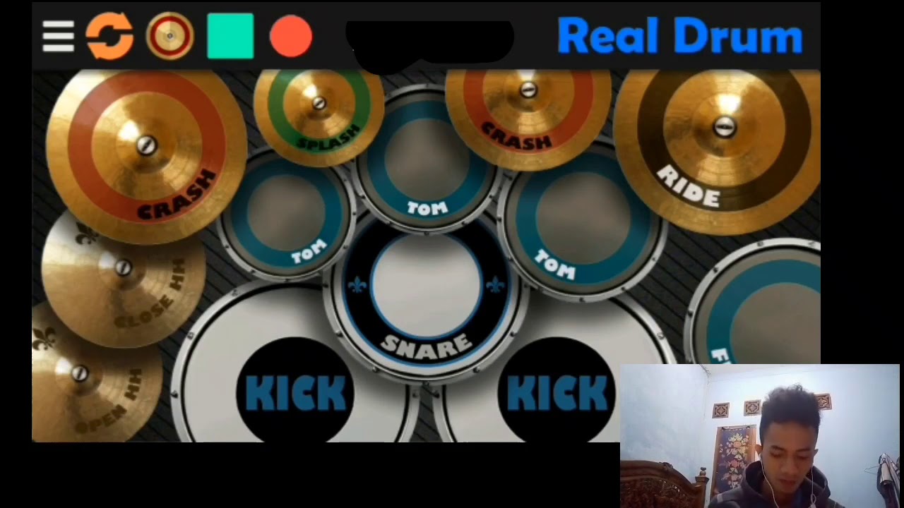 Real Drum Peterpan diatas normal