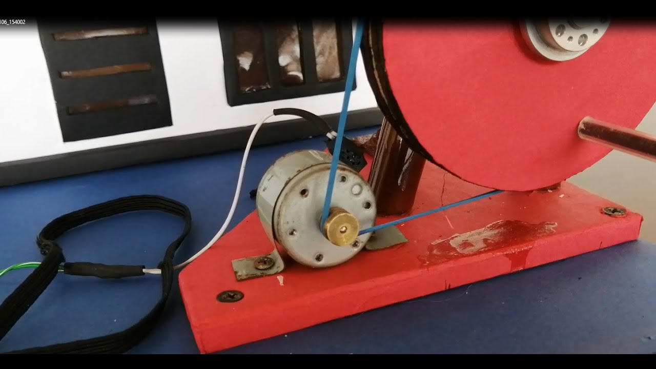 GENERADOR ELÉCTRICO CON POLEA-PROYECTO DE FÍSICA Universidad de