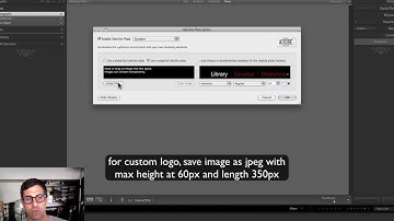 Adobe Lightroom Tips, How To Customize The Identity Plate