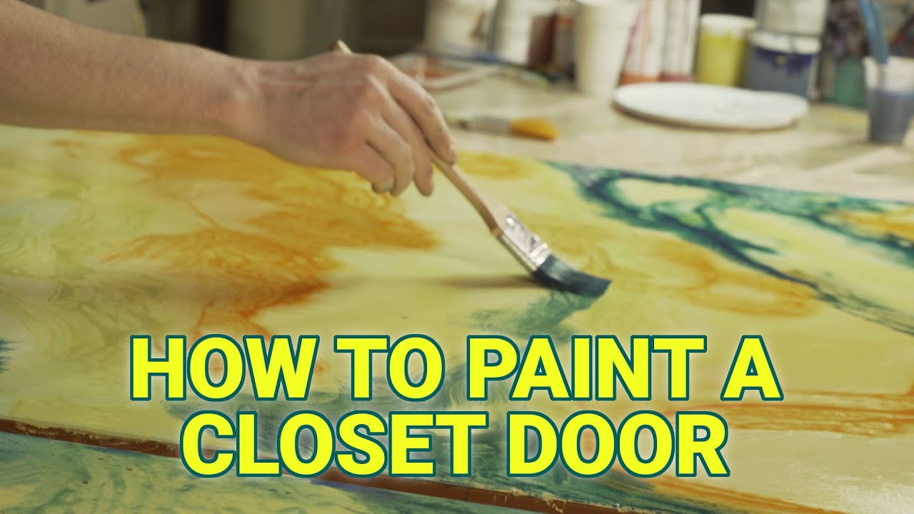 How to Paint a Closet Door to Brighten a Room YouTube