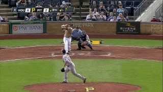 5/17/13: pedro alvarez blasts a huge two-run homer out of pnc park and
into the water, tying game at 4 in eighth inning. check
http://mlb.com/vid...