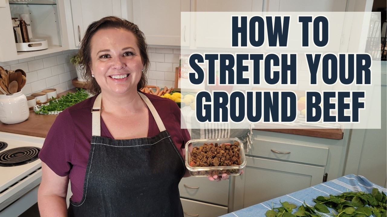 Stretch Ground Beef & Save Money on Groceries | Healthy Tacos on a Budget