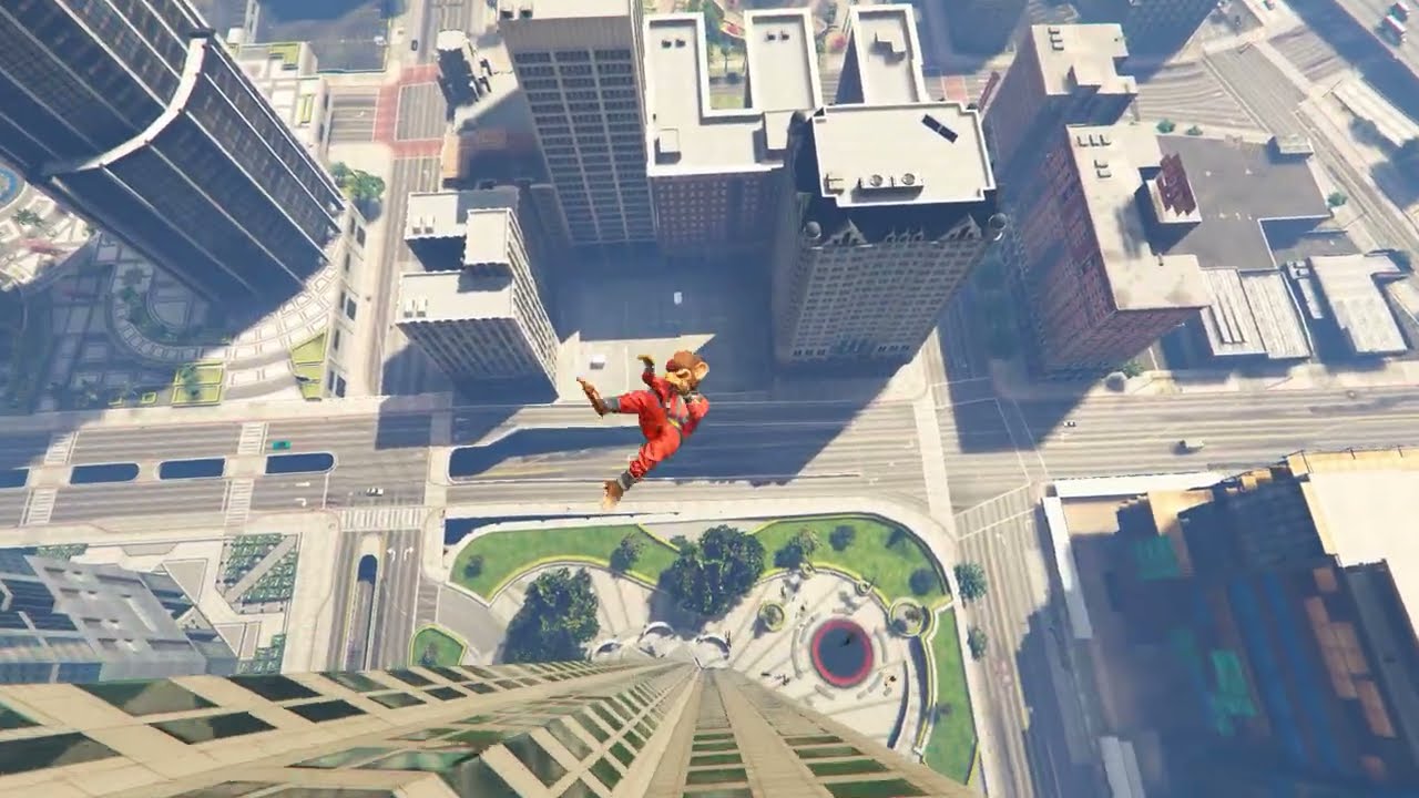GTA 5 Parkour + Ragdoll Physics = PURE CHAOS #gta5 #gaming #gta #ragdoll 