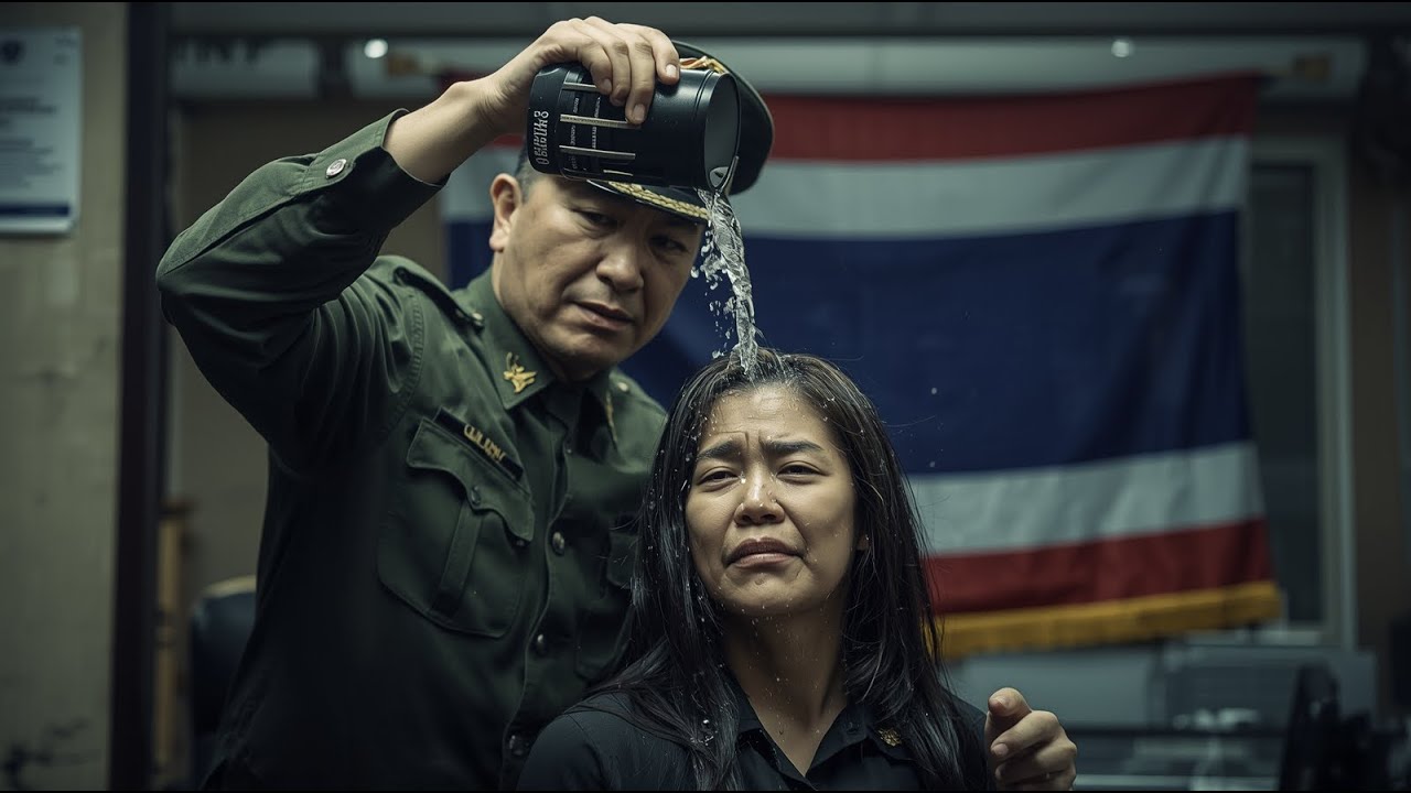 นายพันเทกาแฟใส่หัวทหารหญิง แต่ต้องช็อก! ผู้บัญชาการกลับเคารพเธอจนทุกคนอึ้ง