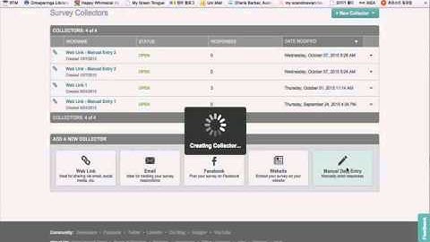 Surveymonkey manual data entry