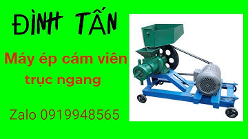 Máy ép cám viên trục ngang