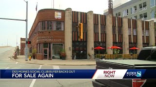 Sale of former Des Moines Social Club falls through