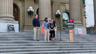 Marie Renaud (NDP MLA) - Solidarity Rally: Protest the Overturning of Roe v. Wade