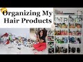 Hair Products Stash & Organization | All My Hair Products