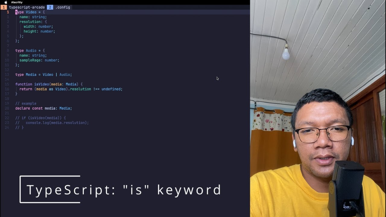 Le "is" keyword dans TypeScript - YouTube