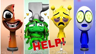 SPRUNKI inredilbox HELP! |Tiles Hop EDM Rush! screenshot 1