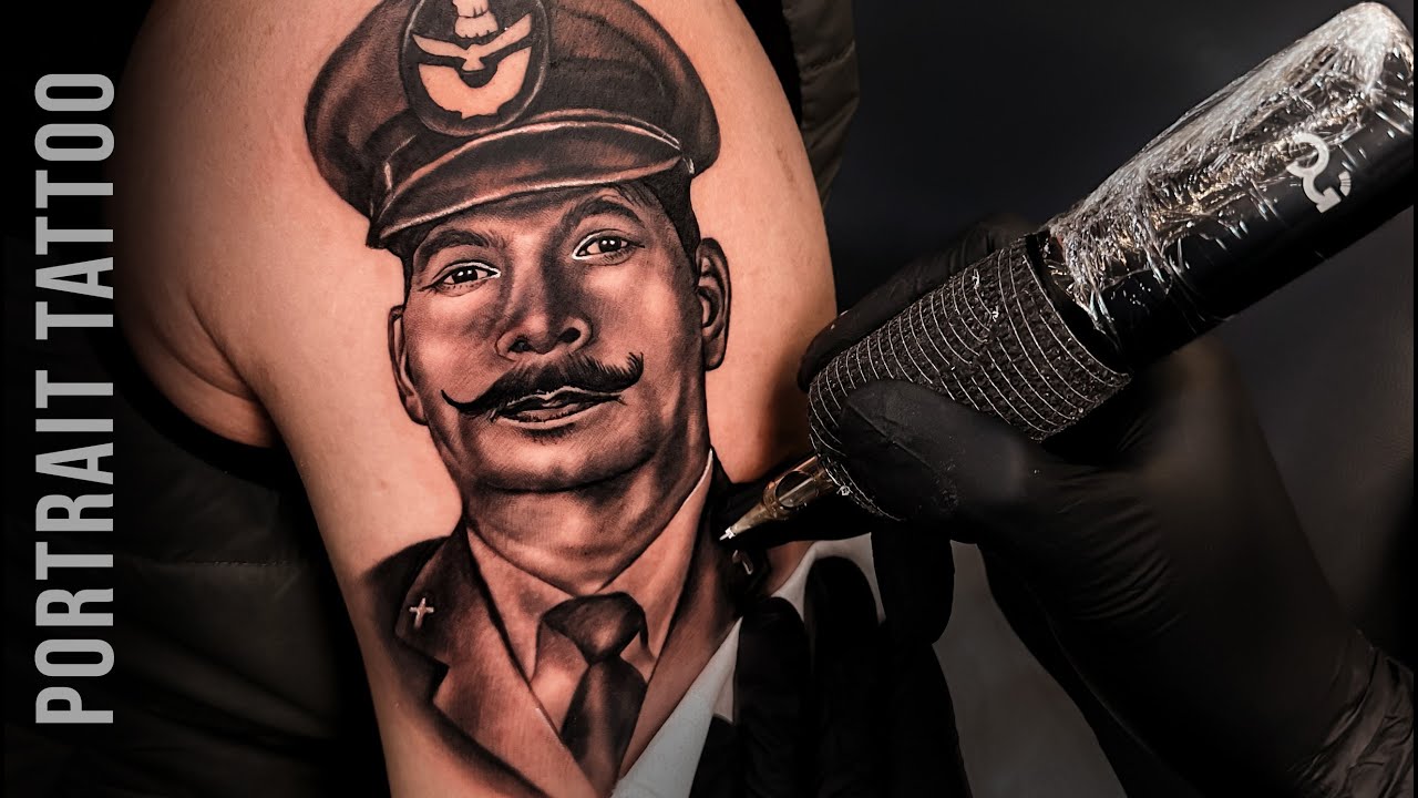 11 futuristic portrait tattoos by Michael Perry | iNKPPL