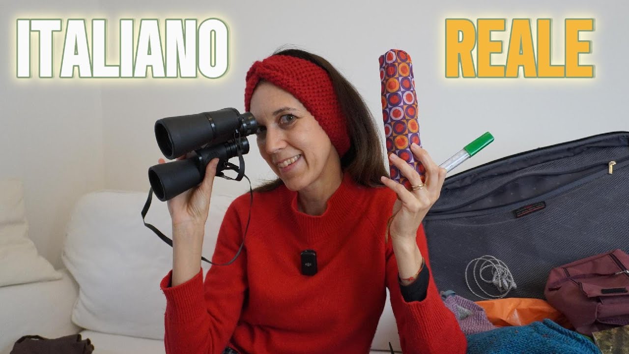 Italiano nella Vita Reale: Impariamo l'Italiano Facendo la Valigia | Real Life Italian Conversation