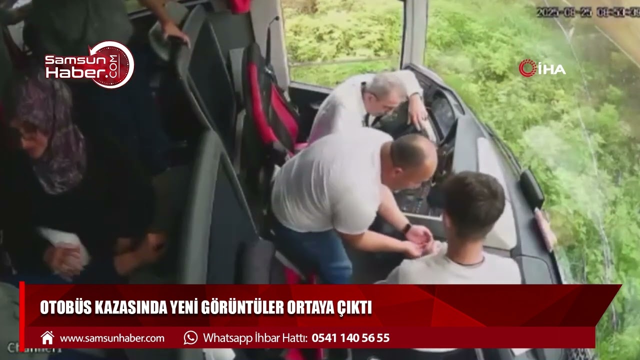 Otobüs kazasında yeni görüntüler ortaya çıktı: 