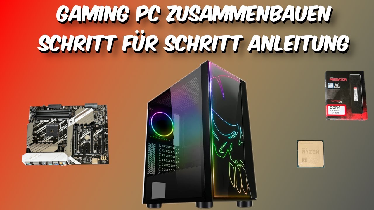 Gaming PC selber bauen für Anfänger mit Anleitung DIY YouTube