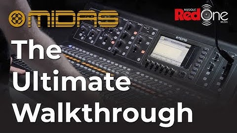 Midas M32 Live - The Ultimate Walkthrough | RedOne Music Canada