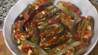 الباذنجان المخلل بتاع افخم المطاعم وأسرار  الدقة ولونهاWithout  frying ! Eggplant recipe