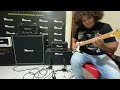 Classic Deluxe Reverb 50w Clean tone & Fender Stratocaster Alnico pickups.