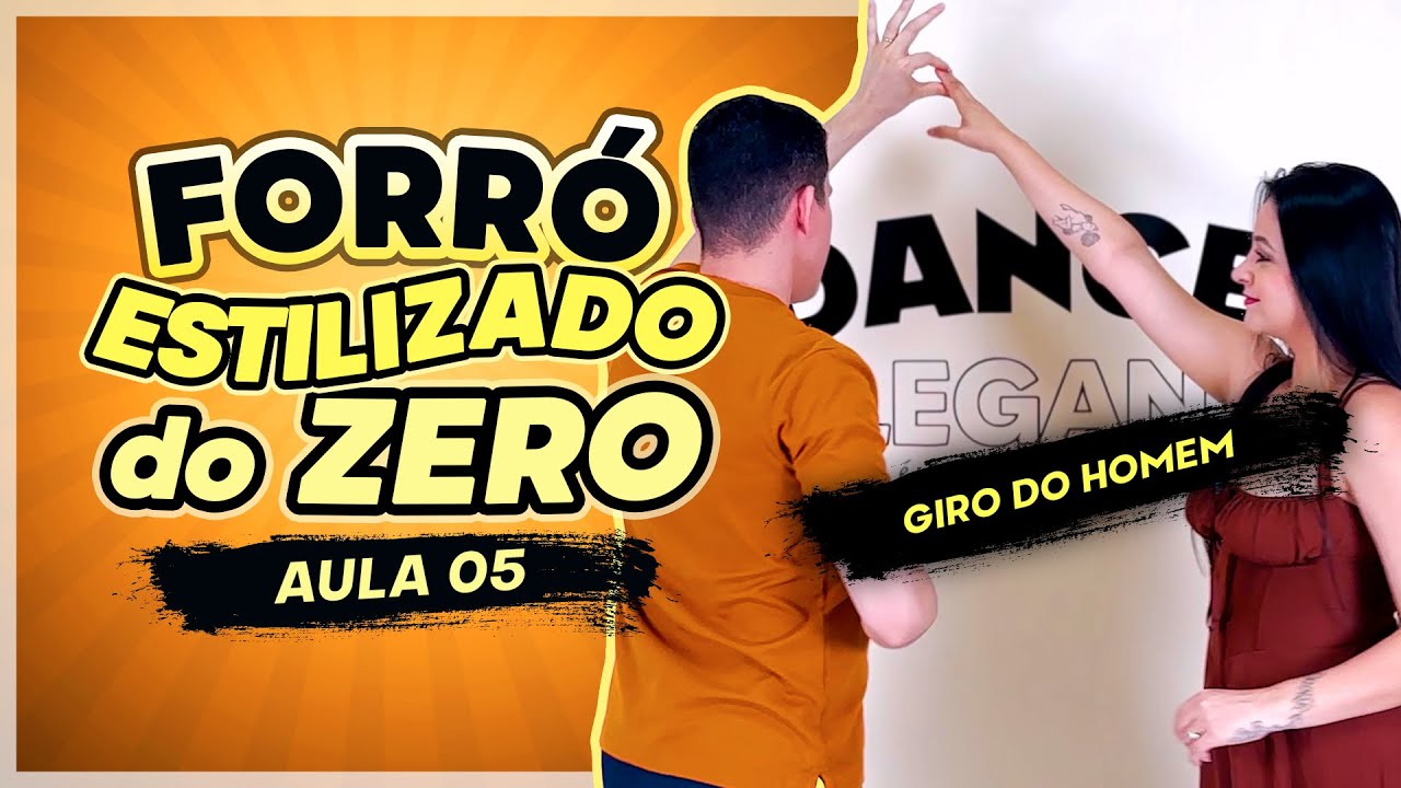 Giro do Homem no Forró | Como Girar no Forró | Desafio Forró Estilizado do Zero | AULA 05