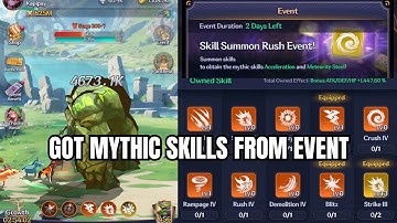 Legend of Avatar Gameplay | Tips for Skill Summon Event | Mythic Skills Unlocked  | Android/iOS