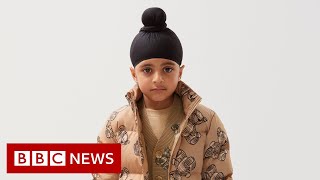 Sikh boy's modelling first