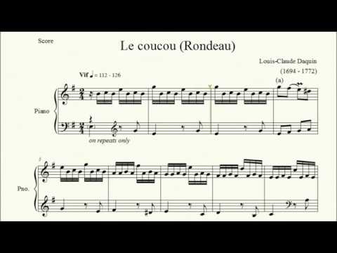 Le coucou (Rondeau) - Louis-Claude Daquin - Piano Repertoire 9