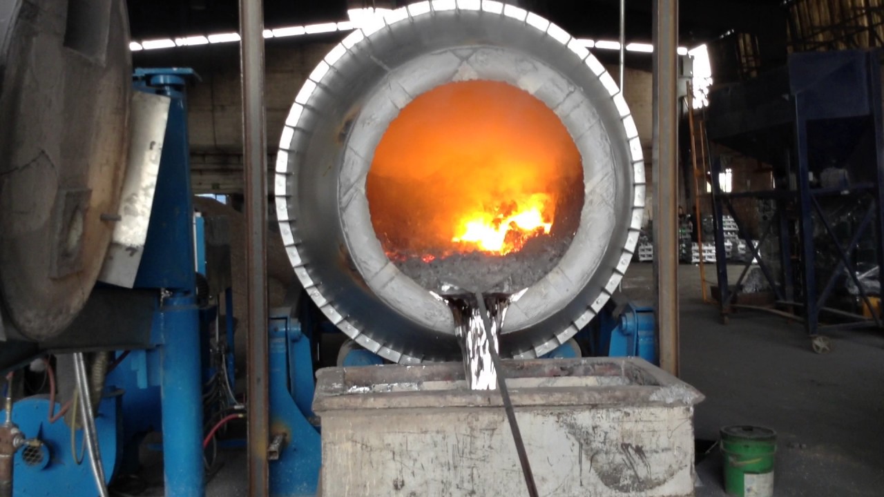 HORNO ROTATORIO ALUMINIO METALES Y ALEACIONES ESPECIALES