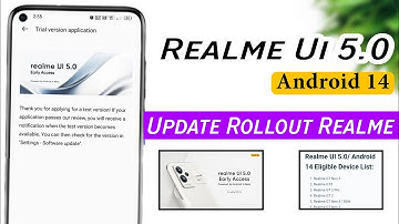 Realme UI 5.0 Update Rollout | Realme September 2023 New Updates Rollout | Realme Android 14 Update