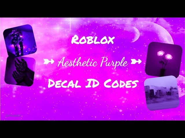 ROBLOX  Welcome to Bloxburg: Aesthetic Purple ID Codes 
