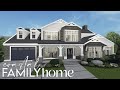 Bloxburg  coastal family home  house build