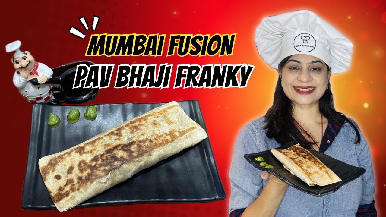 Viral Jain Pav Bhaji Frankie 😍 | No Onion No Garlic