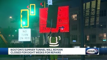 Sumner Tunnel in Boston closed for 8 weeks