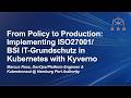 From Policy to Production: Implementing ISO27001/BSI IT-Gr... Marcus Ross, Hamburg Port Authority
