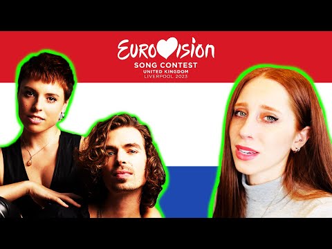 LET'S REACT TO THE NETHERLANDS' SONG FOR EUROVISION 2023 MIA & DION "BURNING DAYLIGHT"