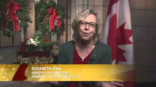 Elizabeth May Holiday Message