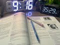📚STUDY WITH ME | Pomodoro 50/10🌟 | 4 hours study with me | rain sounds