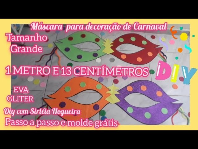 MÁSCARA CON MOSAICO para carnaval. Fácil y perfecto para NIÑOS - PASO A  PASO 