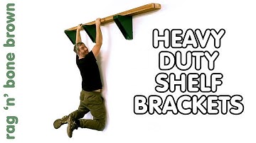 How To Make Heavy Duty Brackets - Great For Wood/Timber Storage