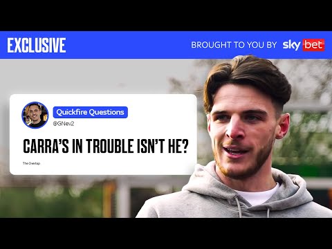 Declan Rice's 41 Questions with Gary Neville | Overlap Xtra
