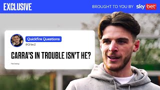 Declan Rice's 41 Questions with Gary Neville | Overlap Xtra