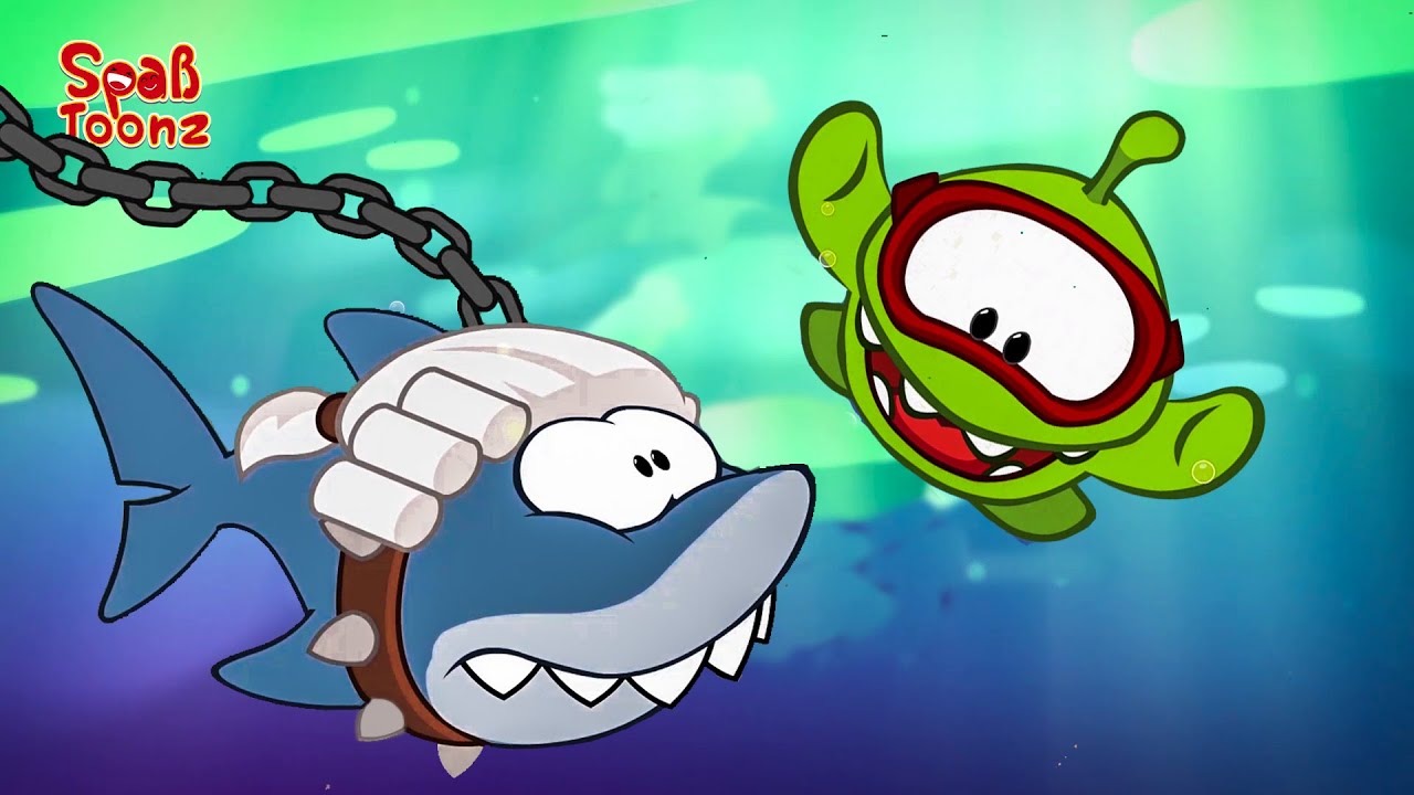 ⁣Om Nom-Geschichten | der Hai #omnom | Cartoons für Kinder | Zeichentrickfilme | SpaßToonz