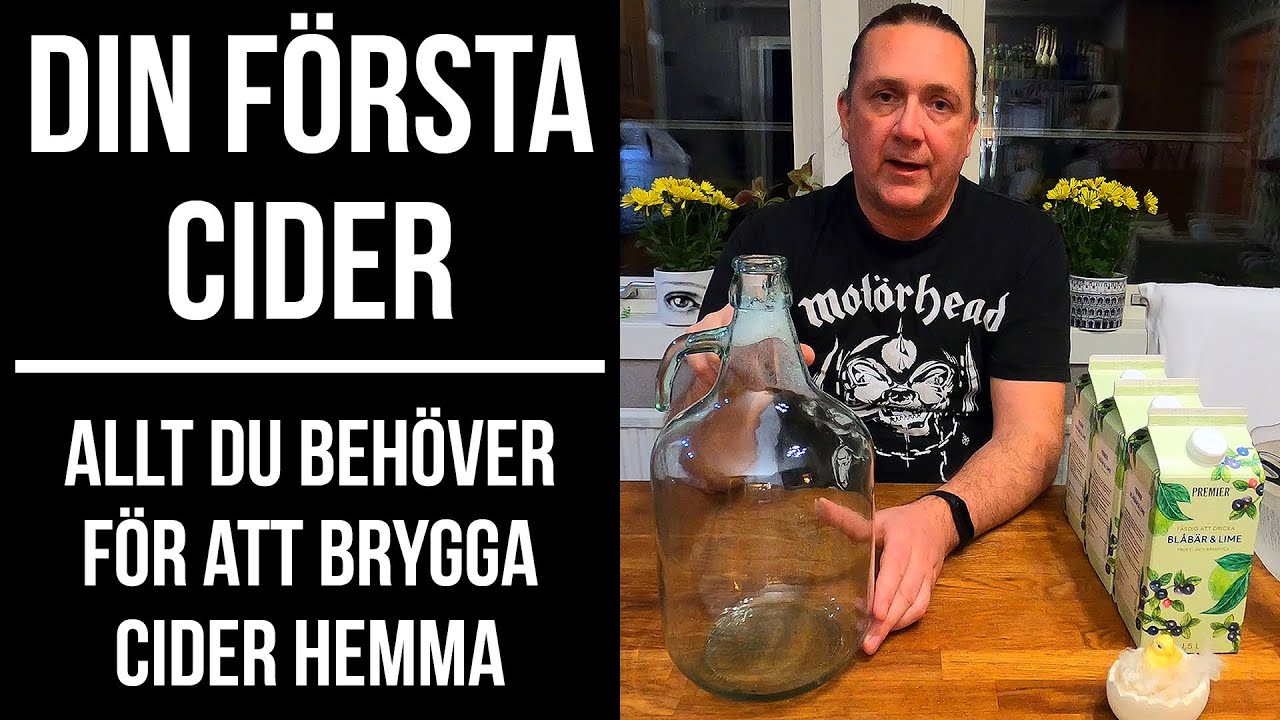 Hur du brygger din första cider