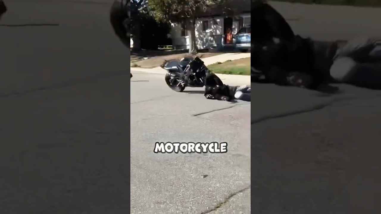 He got catapulted 😳 #motorcycle #bike #bikefail #fail #viral #shorts