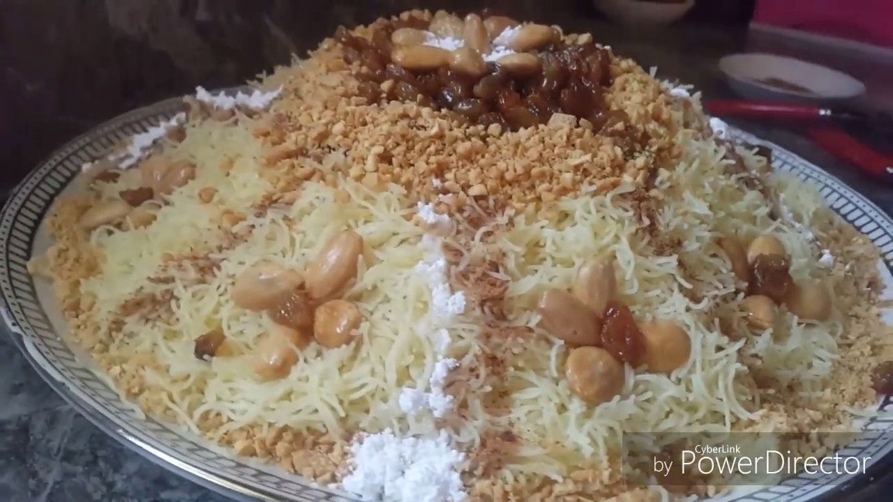 السفة بالزبيب معسل واللوز  ررروعة عند  جنات