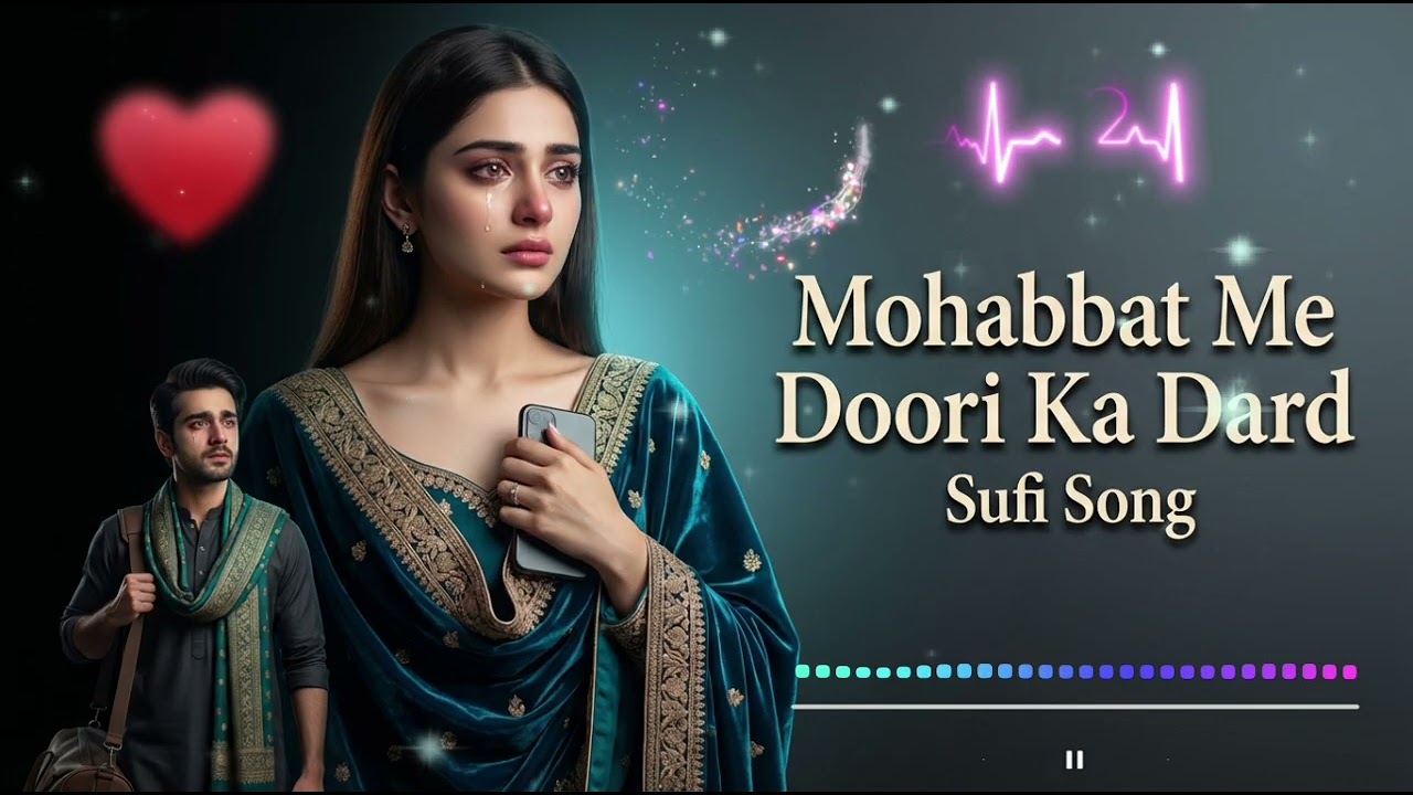 Mohabbat Me Doori Ka Dard | Heart Touching Sufi Sad Song | Jab Doori Mohabbat Ka Imtihan Ban Gayi